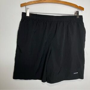 Hind motion athletic shorts black attached compression shorts size medium